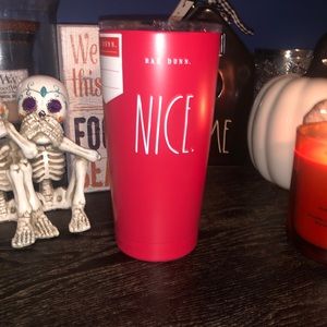NWT Rae Dunn DBL Sided “Naughty/Nice” Tumbler